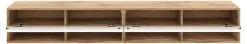 TV-Lowboard TV LOWBOARD DERBY 200 Eiche Wotan Nachbildung weiß glänzend B/H/T: ca. 200x32,5x31,5 cm