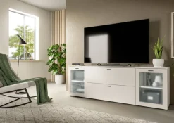 TV-Lowboard Xeno weiß B/H/T: ca. 180x62x37 cm
