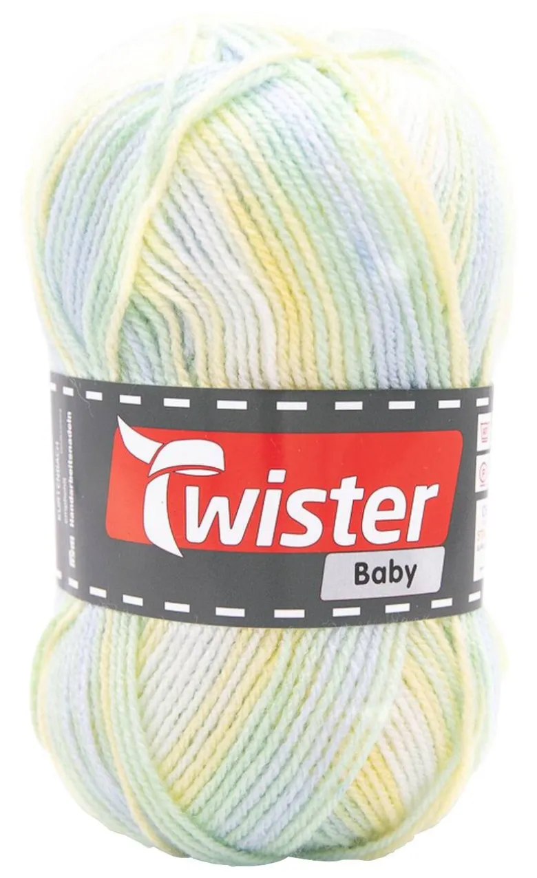 Twister Handstrickgarn Baby wiese L: ca. 21000 cm