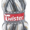 Twister Handstrickgarn Baby grau L: ca. 21000 cm