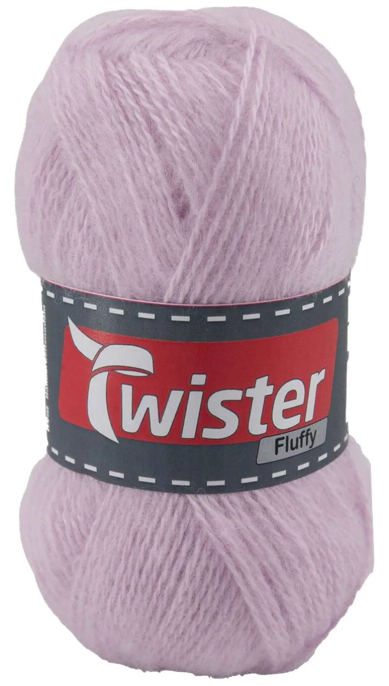 Twister Handstrickgarn Fluffy hellflieder L: ca. 16000 cm
