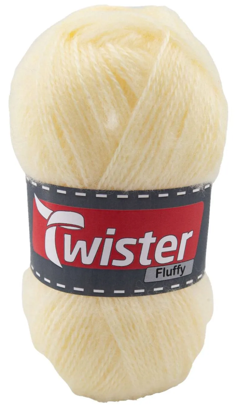 Twister Handstrickgarn Fluffy natur L: ca. 16000 cm