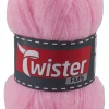 Twister Handstrickgarn Fluffy rosa L: ca. 16000 cm