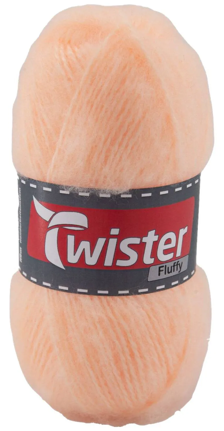 Twister Handstrickgarn Fluffy pfirsich L: ca. 16000 cm
