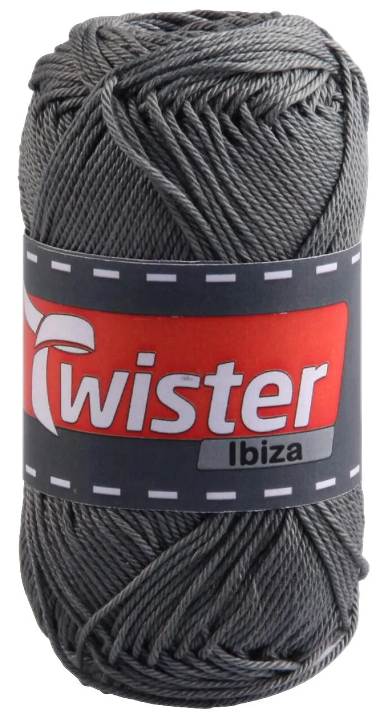 Twister Handstrickgarn Ibiza grau L: ca. 12500 cm