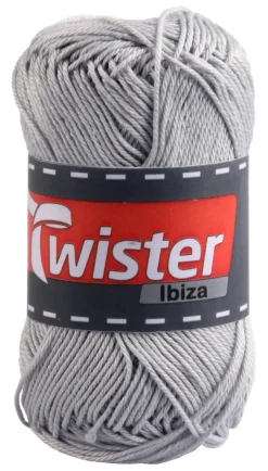 Twister Handstrickgarn Ibiza silber L: ca. 12500 cm