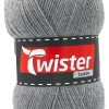 Twister Handstrickgarn Luxor grau L: ca. 52500 cm