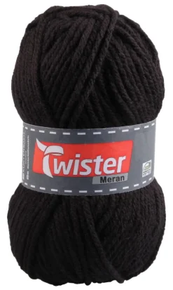 Twister Handstrickgarn Meran schwarz L: ca. 10000 cm