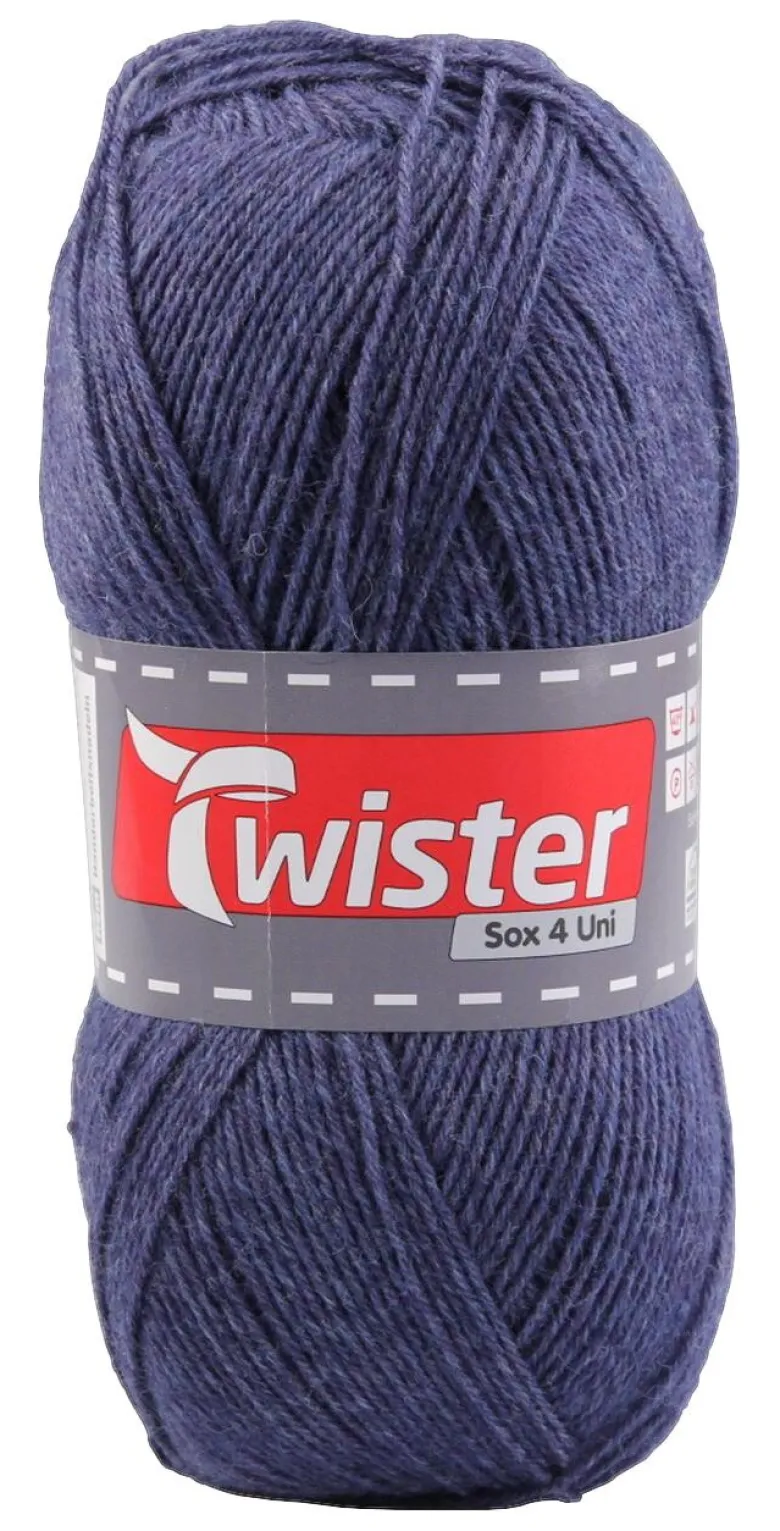 Twister Handstrickgarn Sox jeans L: ca. 42000 cm