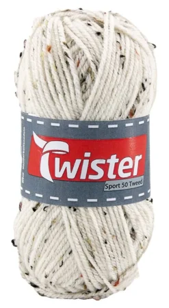 Twister Handstrickgarn Tweed natur L: ca. 15000 cm