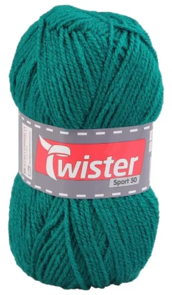 Twister Handstrickgarn Twister Sport uni grün L: ca. 15000 cm