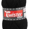 Twister Handstrickgarn Twister Sport uni schwarz L: ca. 15000 cm