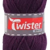Twister Handstrickgarn Twister Sport uni lila L: ca. 15000 cm