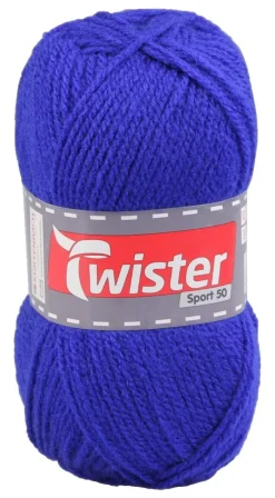 Twister Handstrickgarn Twister Sport uni royal L: ca. 15000 cm