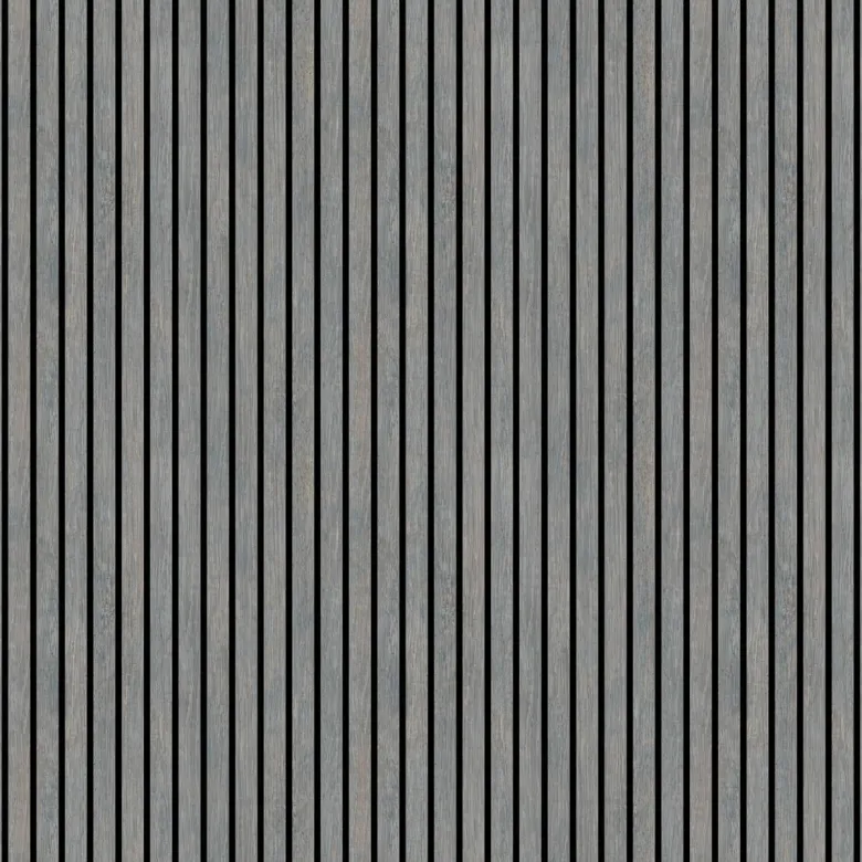 UGEPA Papiertapete Akustikpaneel grau schwarz B/L: ca. 53x1005 cm