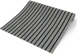 UGEPA Papiertapete Akustikpaneel grau schwarz B/L: ca. 53x1005 cm