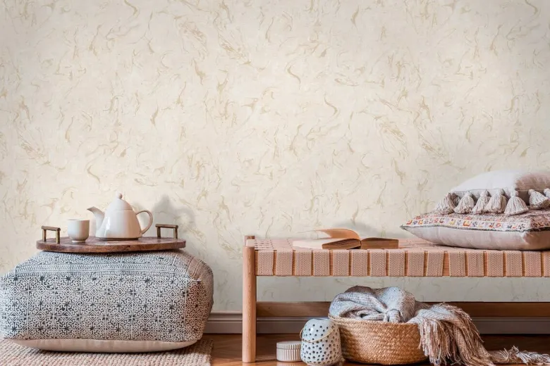UGEPA Papiertapete beige B/L: ca. 53x1005 cm