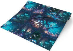 UGEPA Papiertapete blau bunt B/L: ca. 53x1005 cm