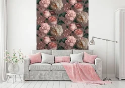 UGEPA Papiertapete grau rosa B/L: ca. 53x1005 cm