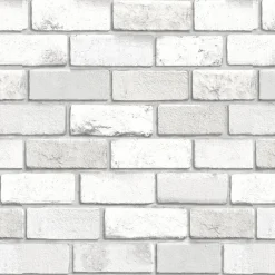 UGEPA Vinyltapete Steinoptik weiß B/L: ca. 53x1005 cm glitzernd