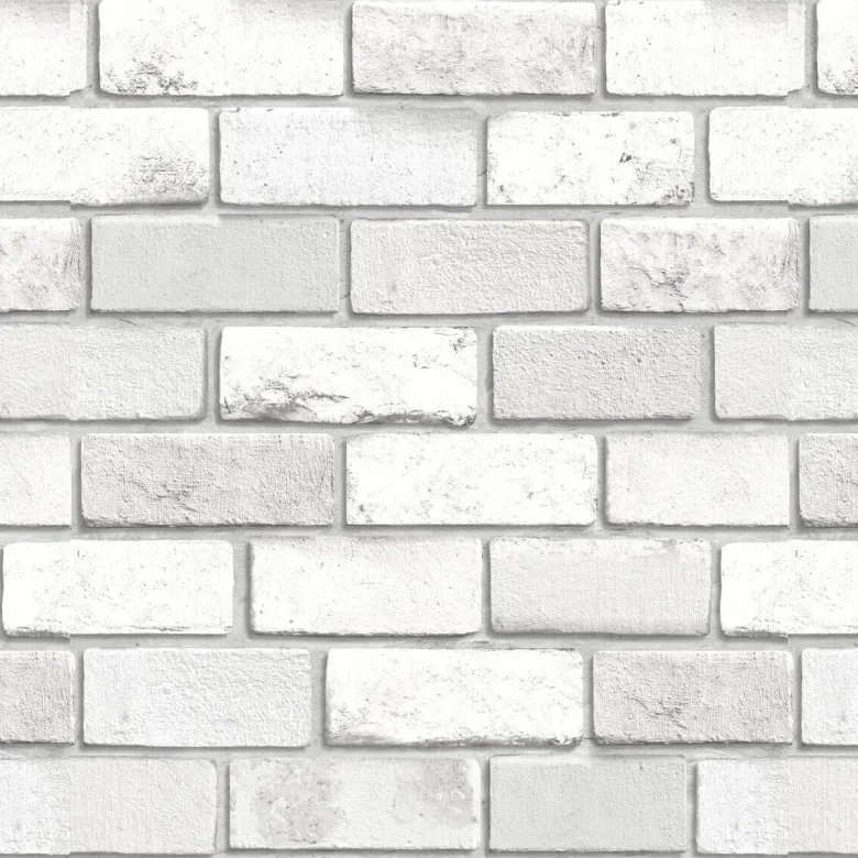 UGEPA Vinyltapete Steinoptik weiß B/L: ca. 53x1005 cm glitzernd