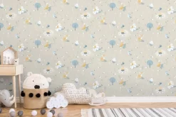 UGEPA Vliestapete Waldtiere beige bunt B/L: ca. 53x1005 cm