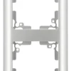 Unitec AbdeckrahmenGenua silber