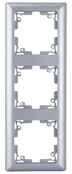 UniTec Abdeckrahmen silber