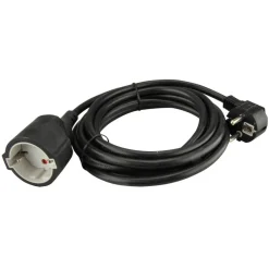 UniTec Schuko-Verlängerung schwarz