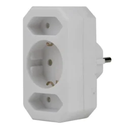 UniTec Steckdosenadapter weiß ca. 250 V