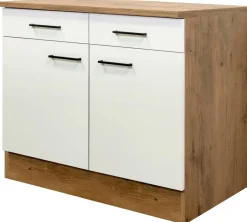 Unterschrank Avila Magnolie matt B/H/T: ca. 100x85x60 cm