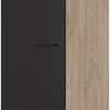 Unterschrank Capri schwarz matt B/H/T: ca. 50x200x57 cm