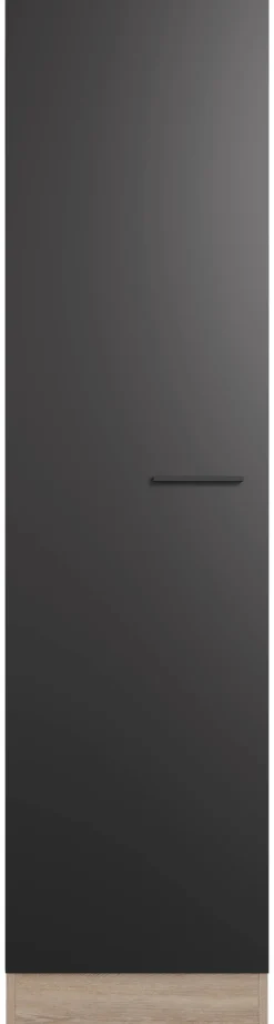 Unterschrank Capri schwarz matt B/H/T: ca. 50x200x57 cm