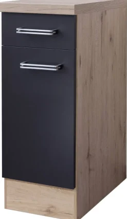 Unterschrank Elva anthrazit B/H/T: ca. 30x86x60 cm