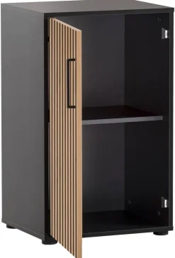 Unterschrank Hank schwarz matt B/H/T: ca. 50,9x83,6x41 cm