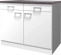 Unterschrank Lucca weiß matt B/H/T: ca. 100x85x60 cm
