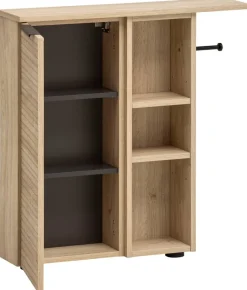 Unterschrank Mads Eiche Nachbildung B/H/T: ca. 70,7x74,3x17 cm