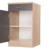 Unterschrank Merle grau B/H/T: ca. 50x85x60 cm