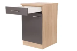 Unterschrank Merle grau B/H/T: ca. 50x85x60 cm