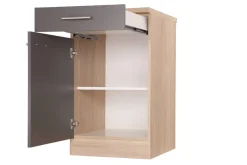 Unterschrank Merle grau B/H/T: ca. 50x85x60 cm