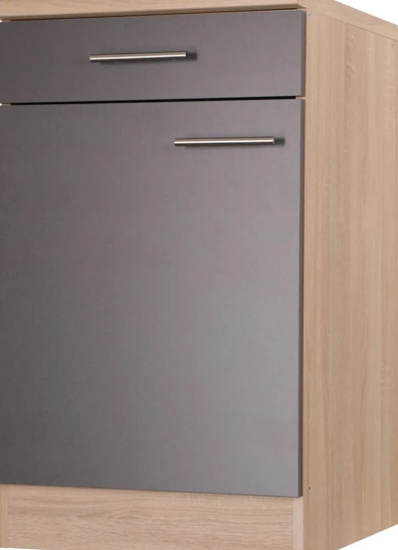 Unterschrank Merle grau B/H/T: ca. 50x85x60 cm