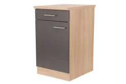 Unterschrank Merle grau B/H/T: ca. 50x85x60 cm