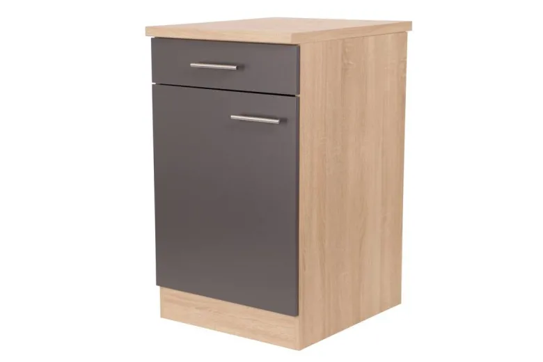 Unterschrank Merle grau B/H/T: ca. 50x85x60 cm