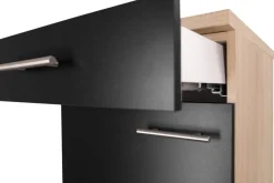 Unterschrank Merle schwarz B/H/T: ca. 50x85x60 cm