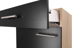 Unterschrank Merle schwarz B/H/T: ca. 50x85x60 cm