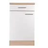 Unterschrank Merle weiß B/H/T: ca. 50x85x60 cm