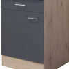 Unterschrank Morena grau matt B/H/T: ca. 60x85x60 cm