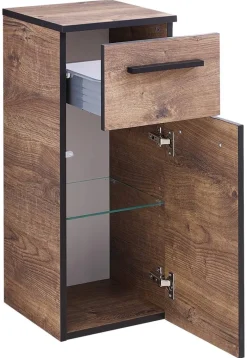 Unterschrank Quickset 374 Eiche Ribeck Nachbildung B/H/T: ca. 30x71,7x33 cm