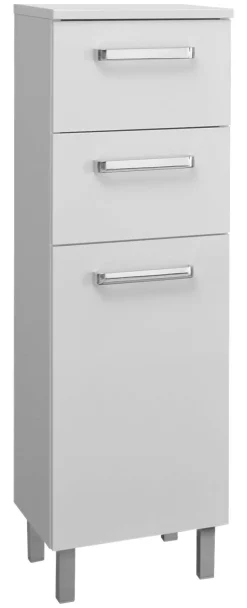 Unterschrank Quickset 312 weiß glanz B/H/T: ca. 30x100,5x33 cm
