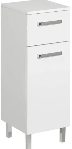Unterschrank Quickset 312 weiß glanz B/H/T: ca. 30x81x33 cm